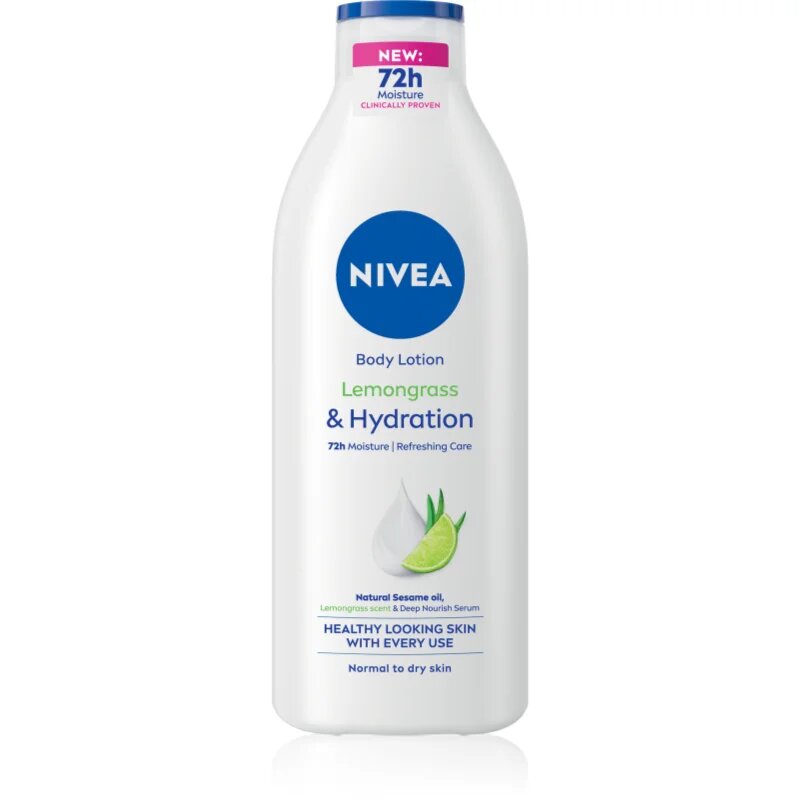 Nivea Lemongrass хидратиращо мляко за тяло 400 мл.