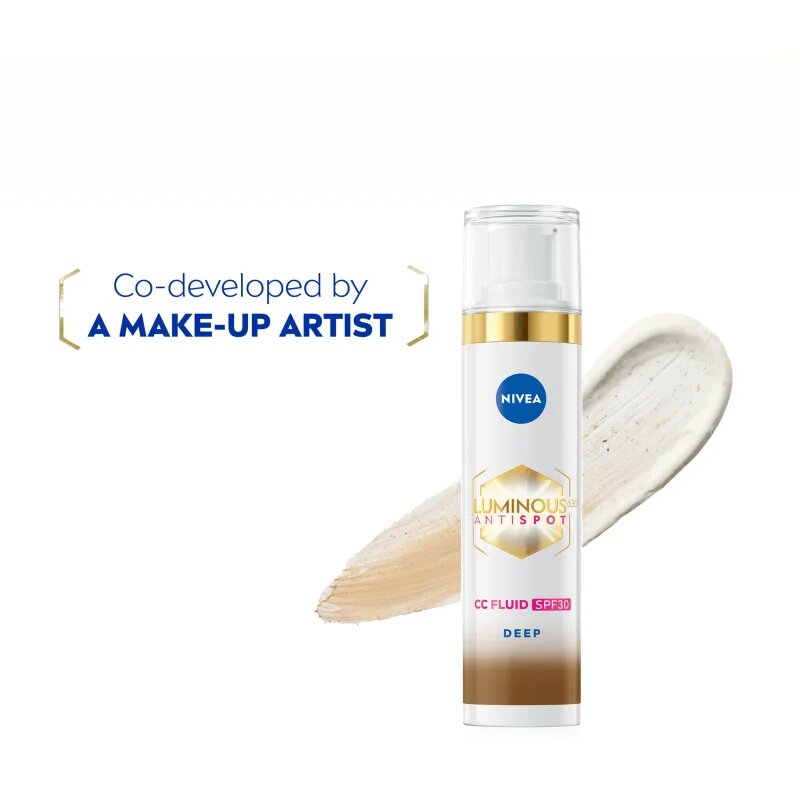 Nivea Luminous 630 Anti Spot озаряващ СС крем SPF 30 цвят Deep 40 мл.