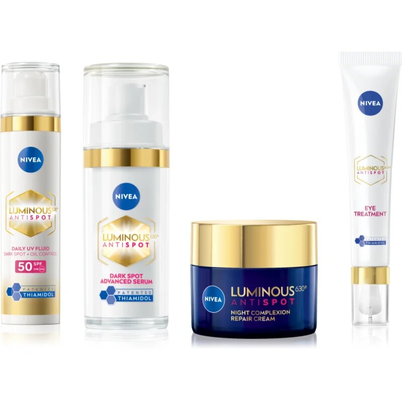 Nivea Luminous комплект за освежаване и изглаждане на кожата