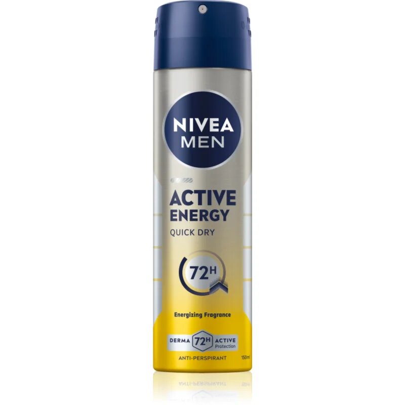 Nivea MEN Active Energy антиперспирант-спрей за мъже 150 мл.