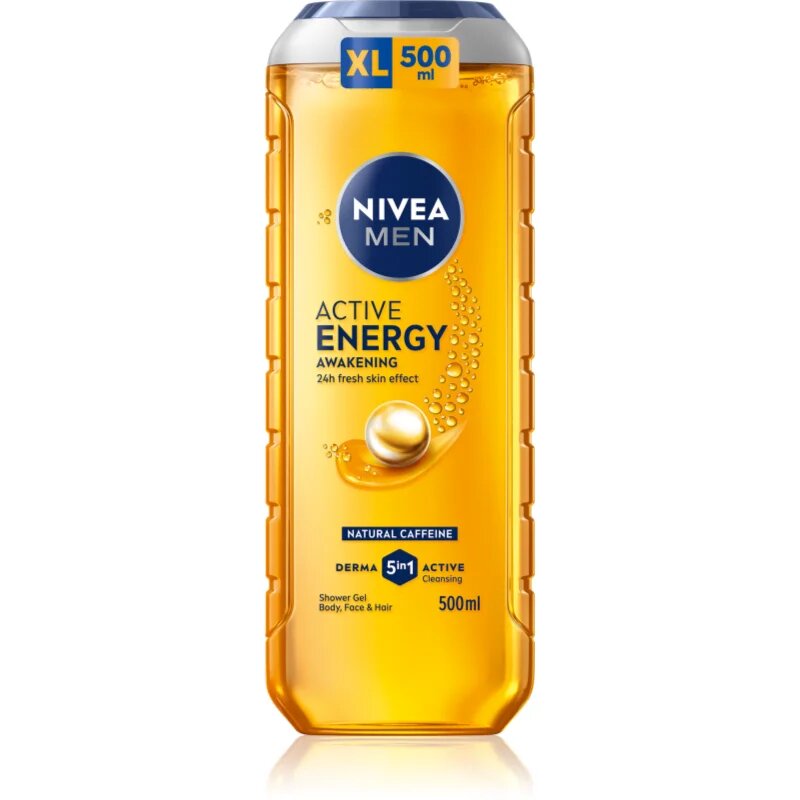Nivea MEN Active Energy душ-гел за мъже 500 мл.