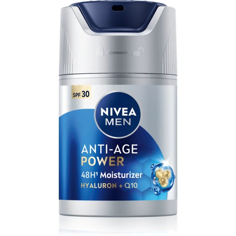 Nivea MEN Anti-Age Power интензивен хидратиращ крем против бръчки SPF 30 50 мл.