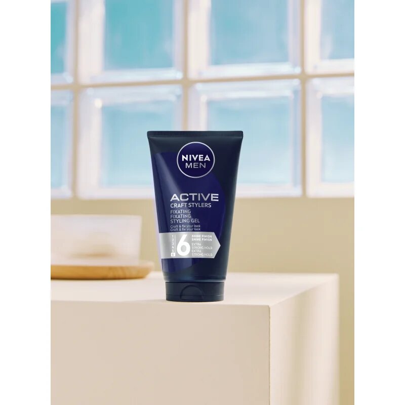 Nivea MEN Craft Stylers стилизиращ гел за гладка и блестяща коса 150 мл.