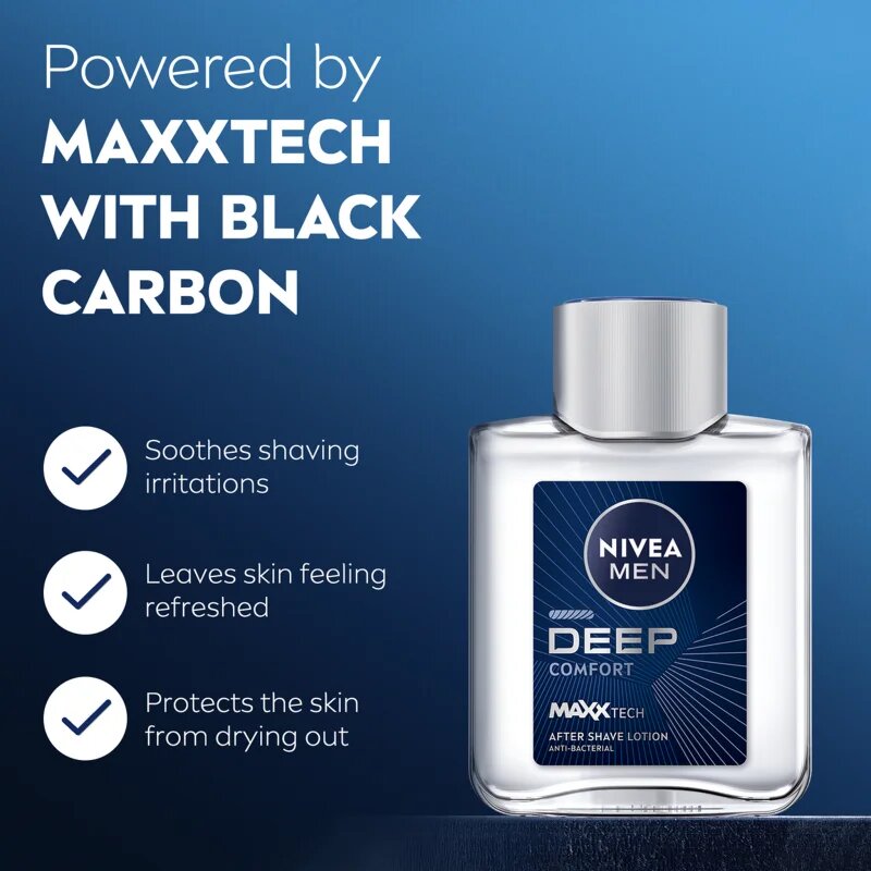 Nivea MEN Deep афтършейв за мъже 100 мл.