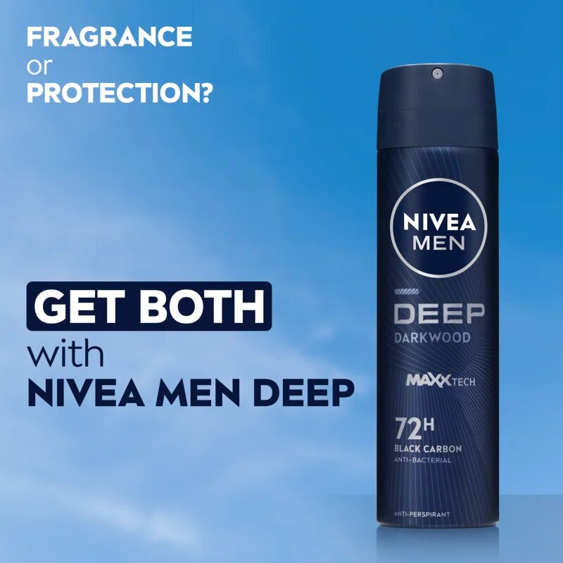 Nivea MEN Deep антиперспирант-спрей за мъже 200 мл.