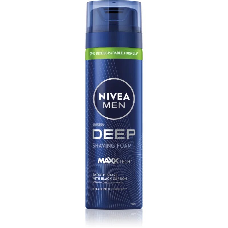 Nivea MEN Deep пяна за бръснене за мъже 200 мл.