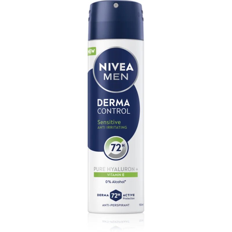 Nivea MEN Derma Control Sensitive антиперспирант-спрей за чувствителна кожа 150 мл.
