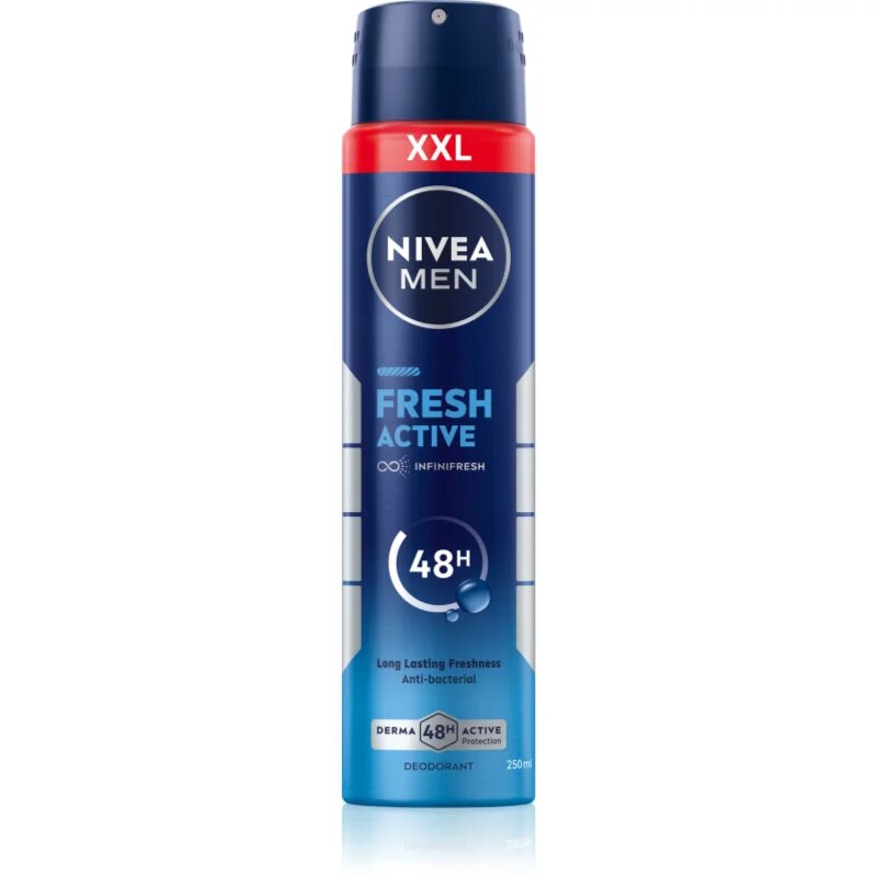 Nivea MEN Fresh Active дезодорант в спрей 250 мл.