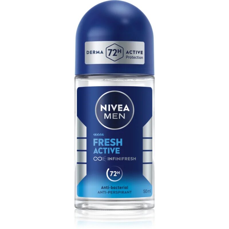 Nivea MEN Fresh Active рол-он и антиперспирант за мъже 50 мл.