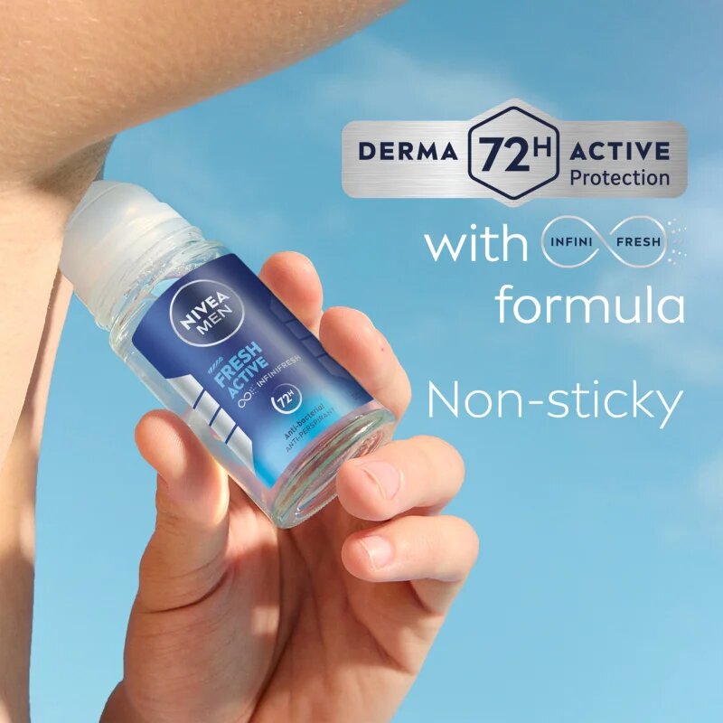 Nivea MEN Fresh Active рол-он и антиперспирант за мъже 50 мл.