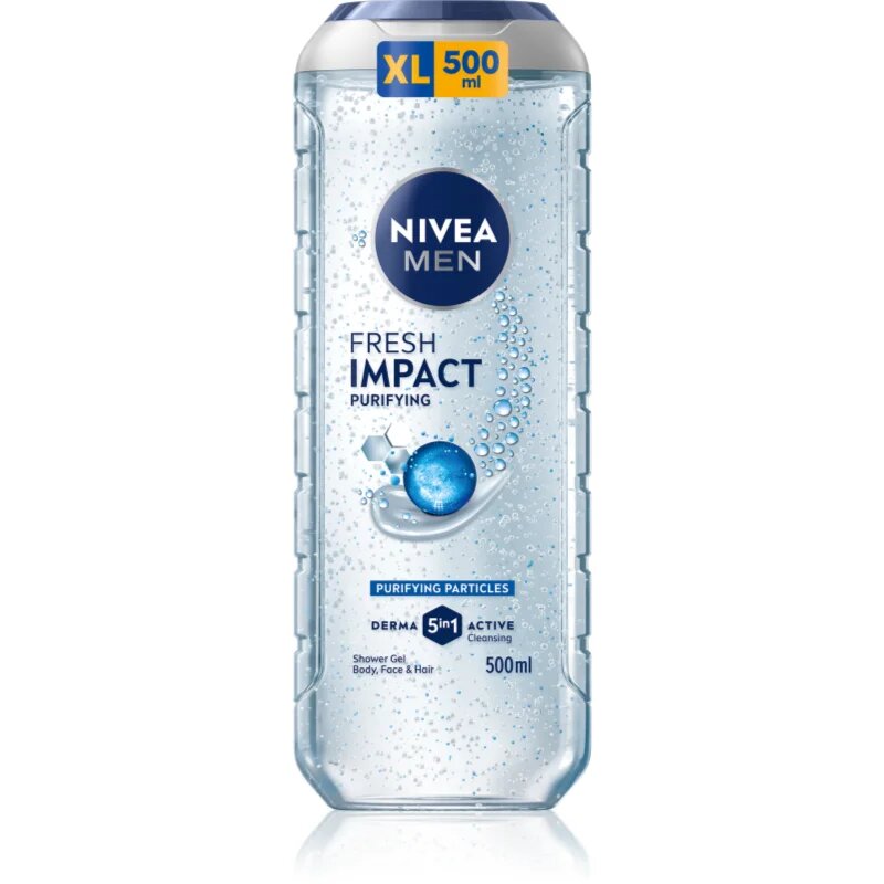 Nivea MEN Fresh Impact душ-гел за мъже 500 мл.