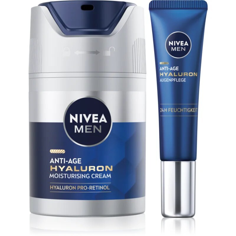 Nivea MEN Hyaluron комплект за хидратиране и изпъване на кожата