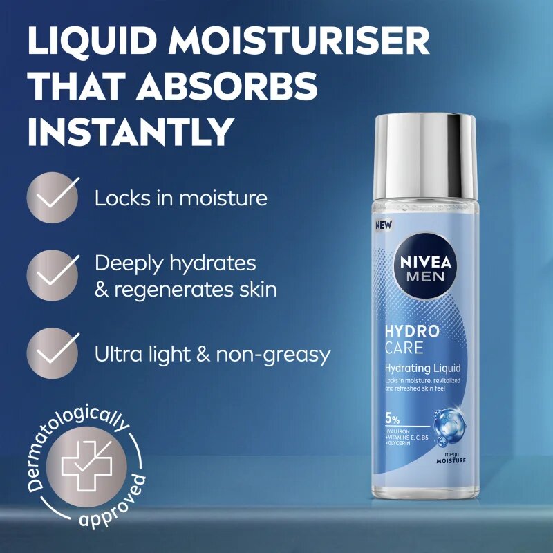 Nivea MEN Hydrocare лек хидратиращ флуид 100 мл.