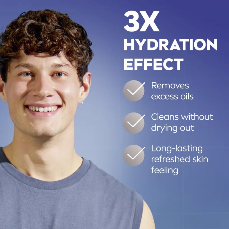 Nivea MEN Hydrocare овлажняващ почистващ гел 100 мл.