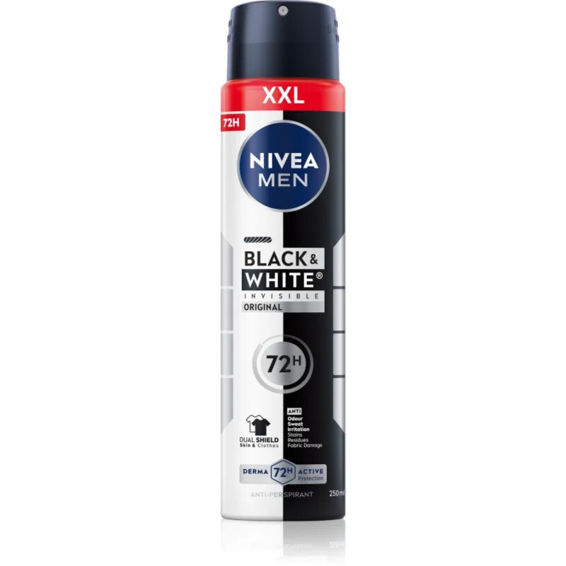 Nivea MEN Invisible Black & White антиперспирант-спрей за мъже 250 мл.