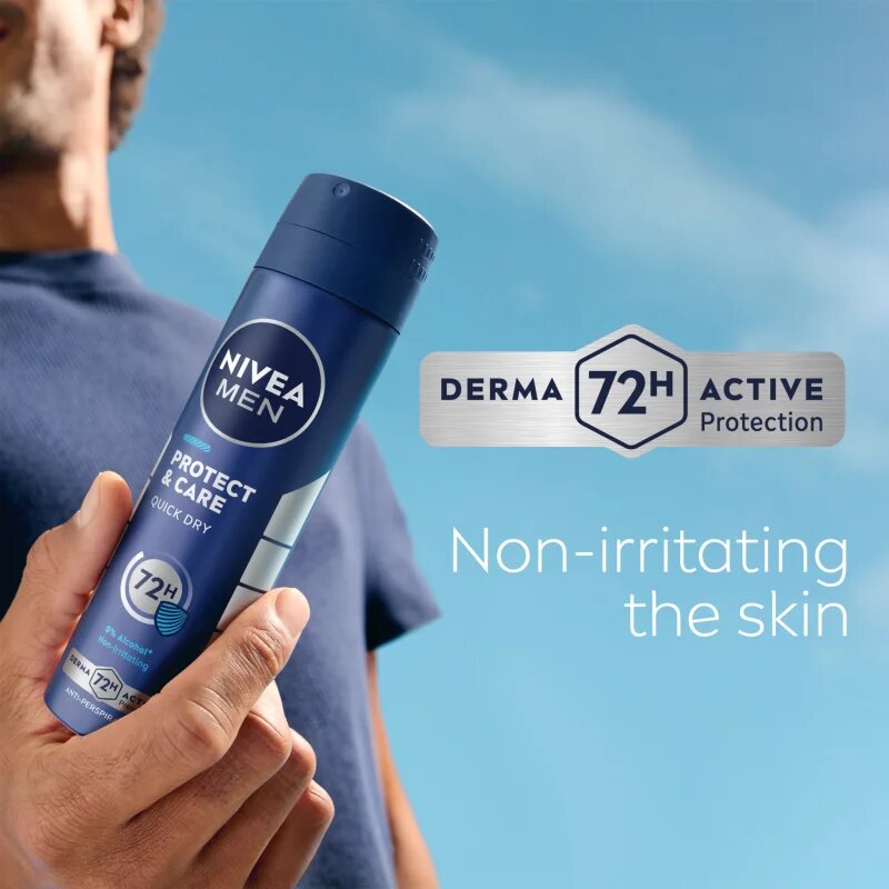 Nivea Men Protect & Care антиперспирант-спрей за мъже 150 мл.