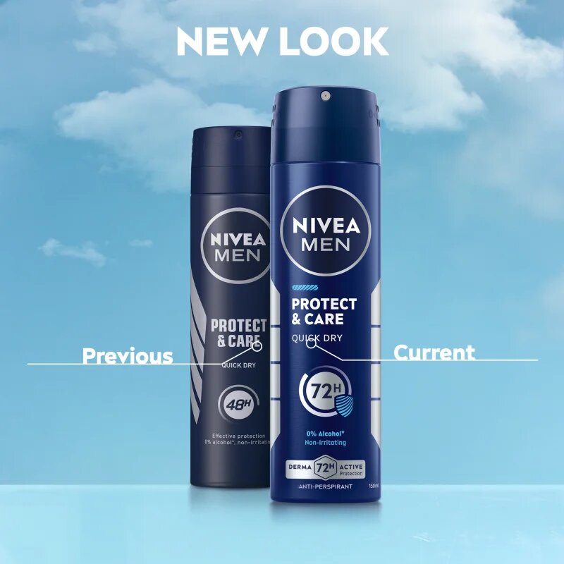 Nivea Men Protect & Care антиперспирант-спрей за мъже 150 мл.