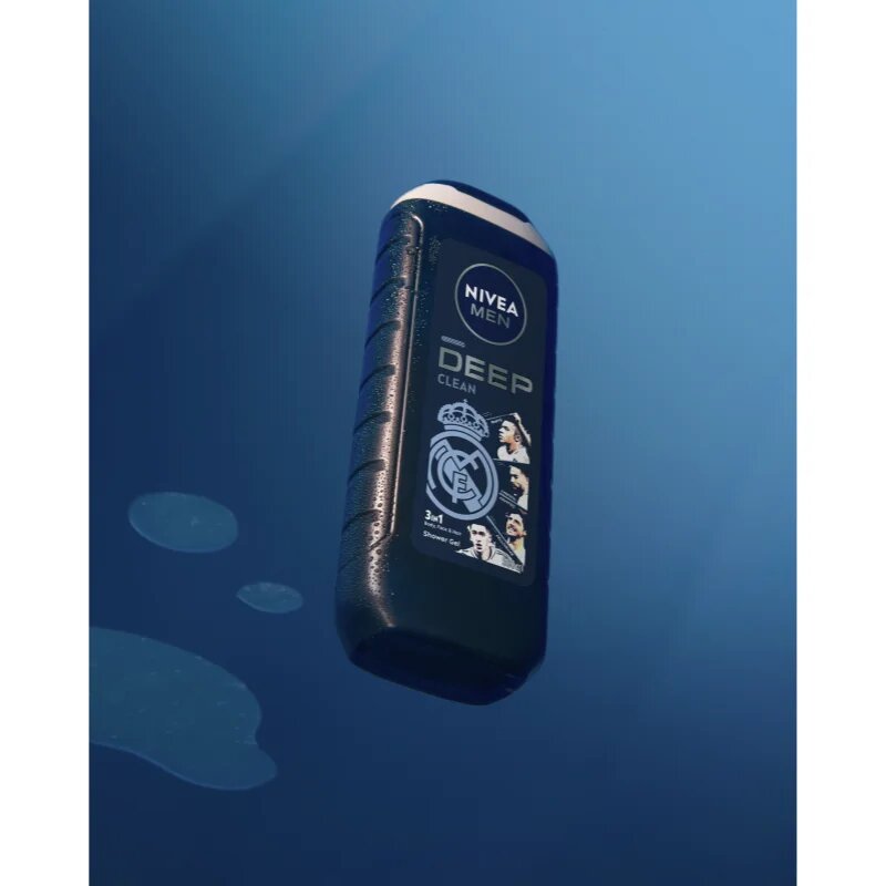 Nivea MEN Real Madrid освежаващ душ гел 3 в 1 250 мл.