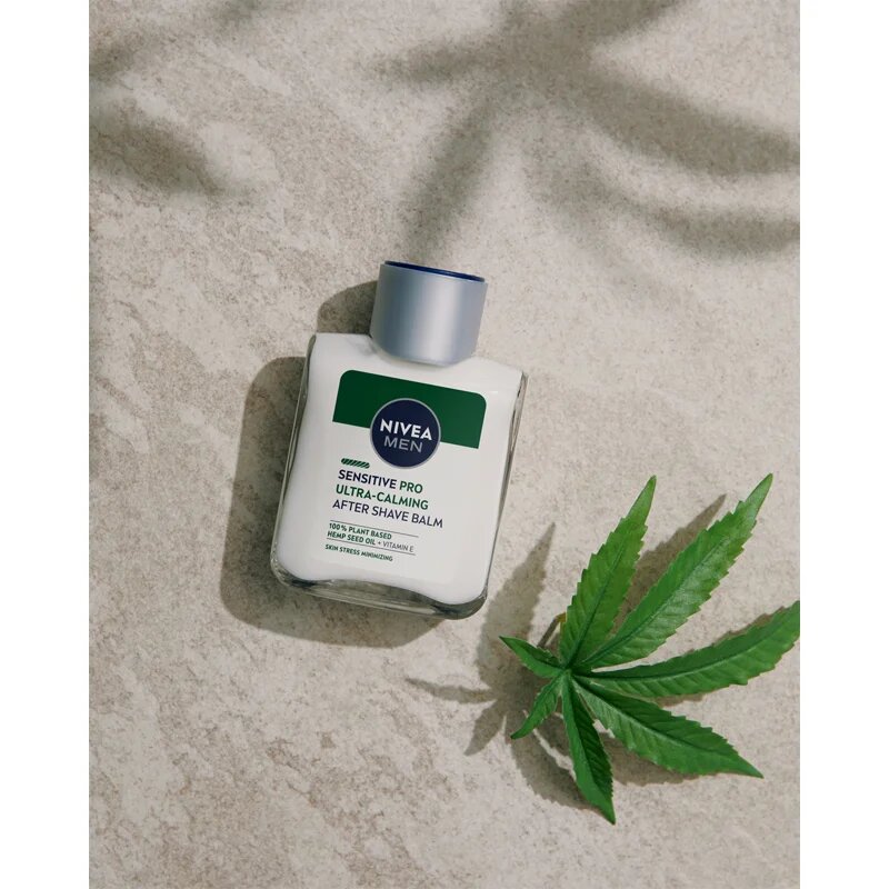 Nivea MEN Sensitive Hemp балсам за след бръснене с конопено масло 100 мл.