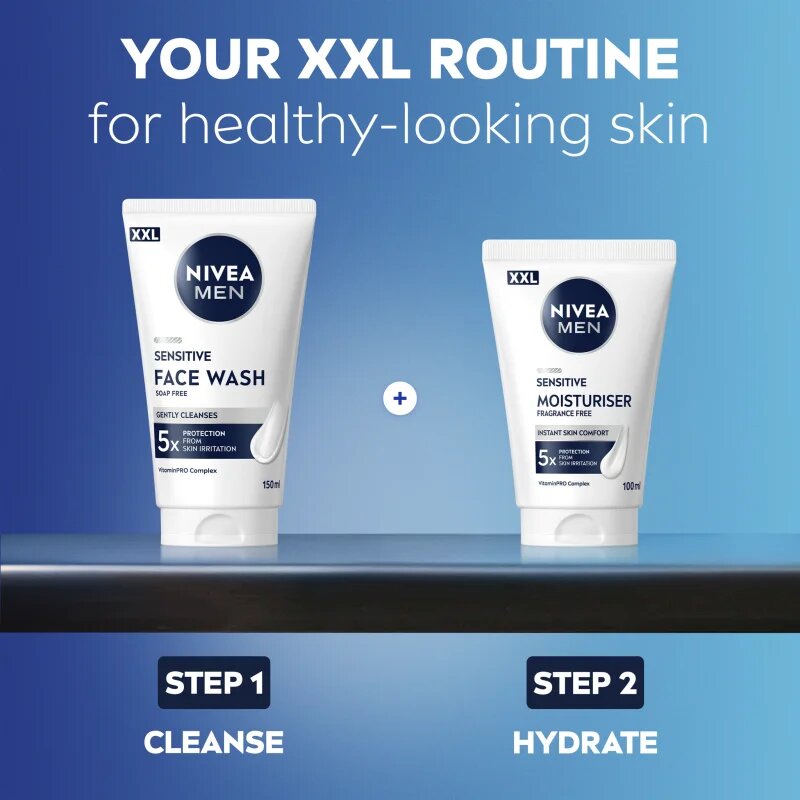 Nivea MEN Sensitive хидратиращ крем за чувствителна кожа на лицето 100 мл.