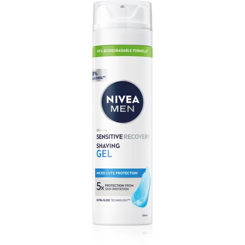 Nivea MEN Sensitive Recovery гел за бръснене за мъже 200 мл.