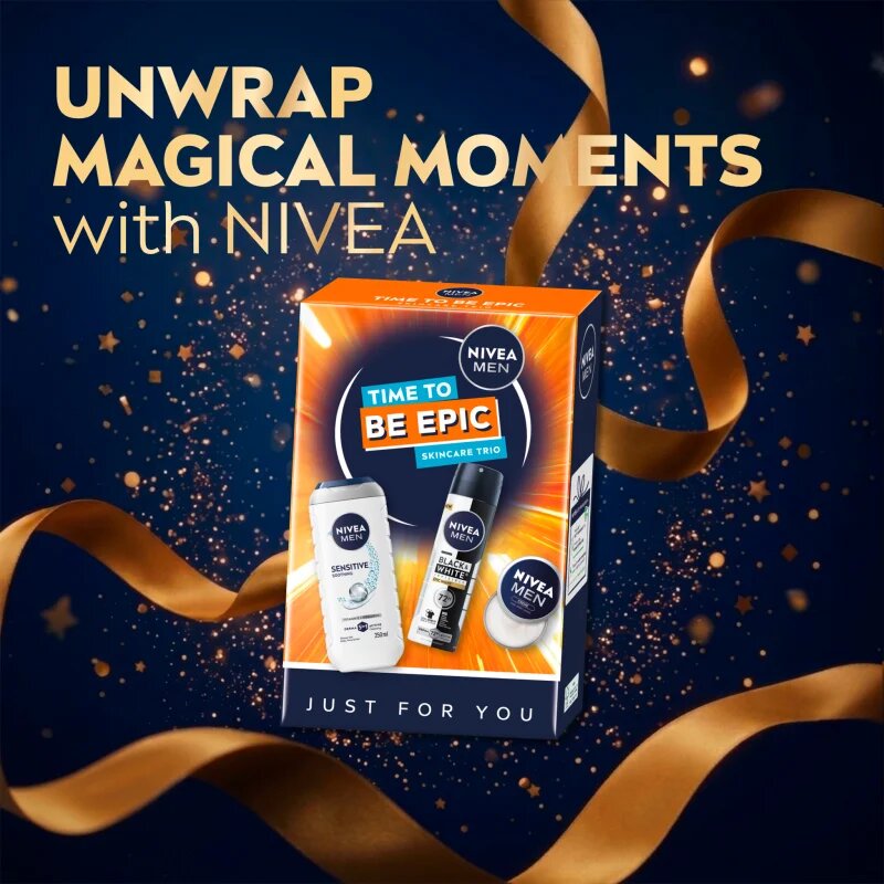Nivea MEN Time to Be Epic подаръчен комплект за тяло