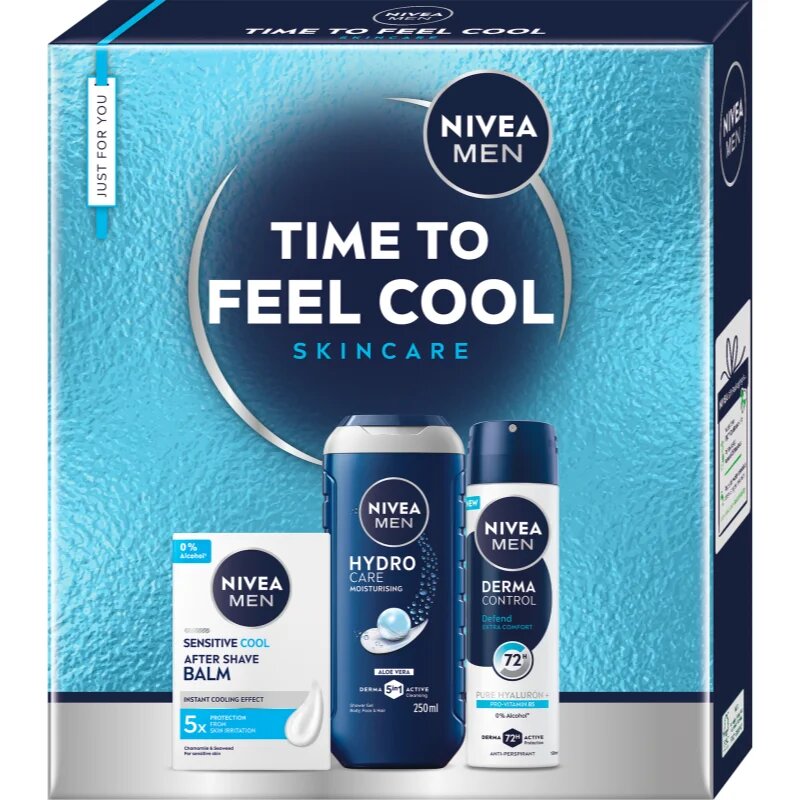 Nivea MEN Time to Feel Cool подаръчен комплект за мъже