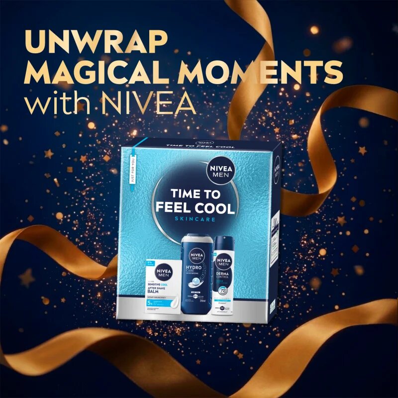 Nivea MEN Time to Feel Cool подаръчен комплект за мъже
