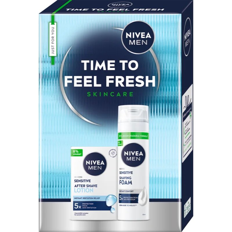 Nivea MEN Time to Feel Fresh подаръчен комплект бръснене
