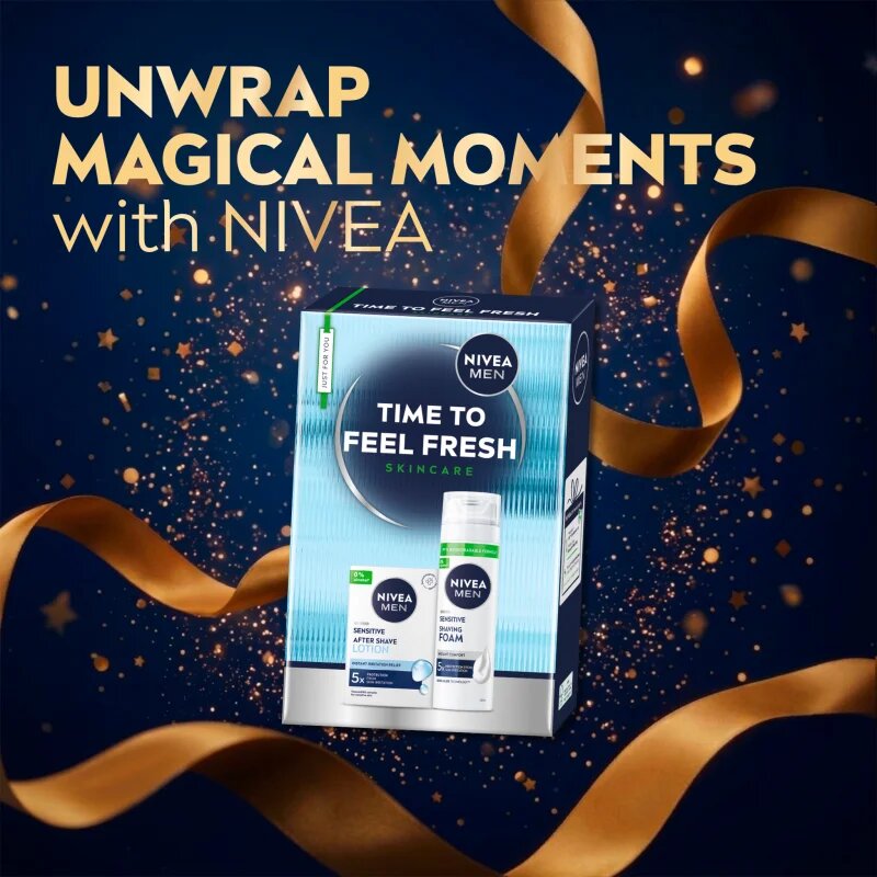 Nivea MEN Time to Feel Fresh подаръчен комплект бръснене