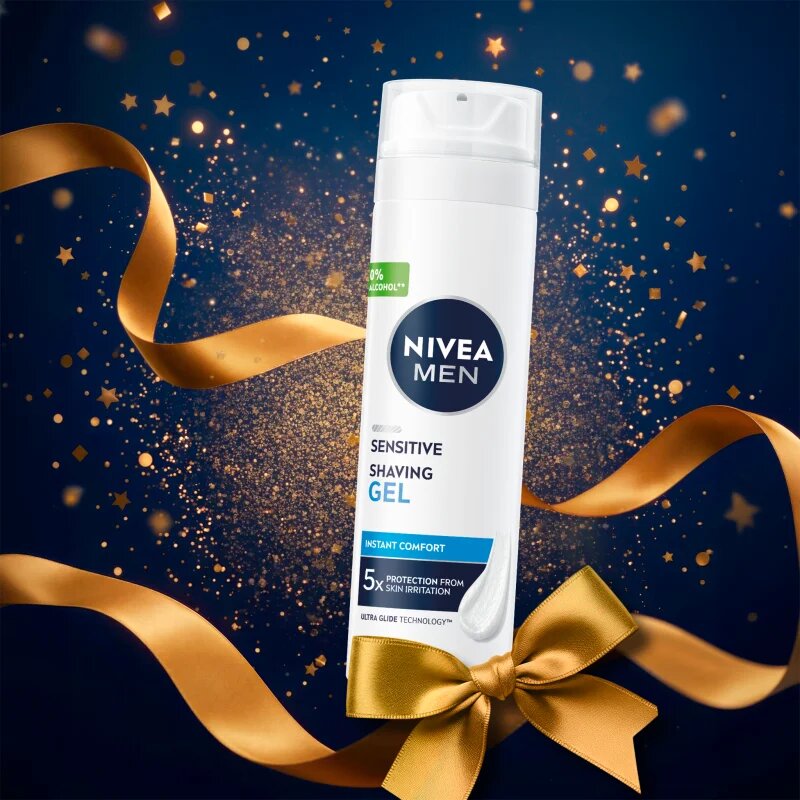 Nivea MEN Time to Feel Great подаръчен комплект за чувствителна кожа на лицето