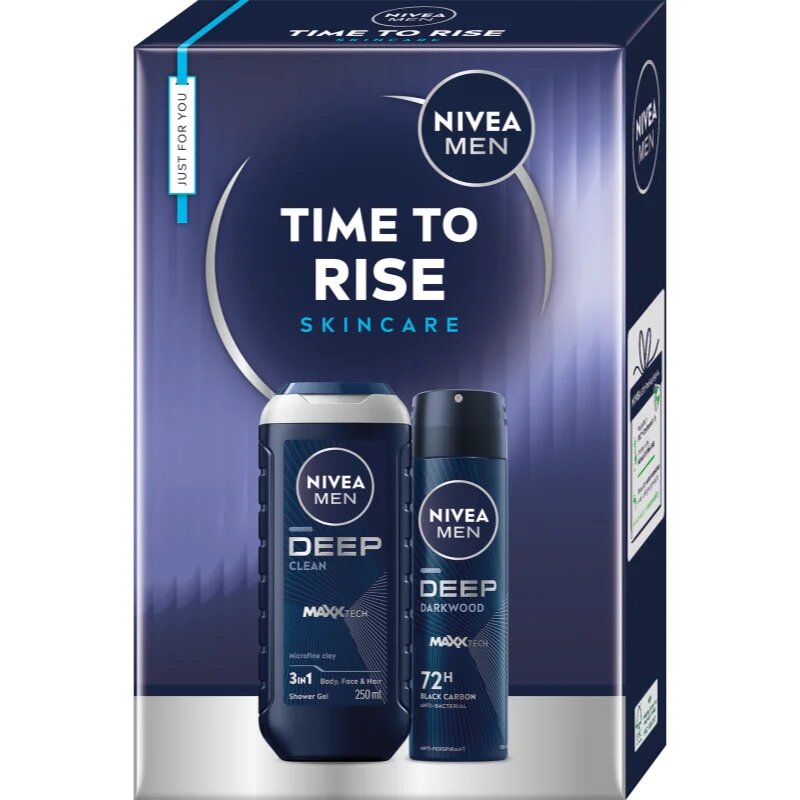 Nivea MEN Time to Rise подаръчен комплект за тяло