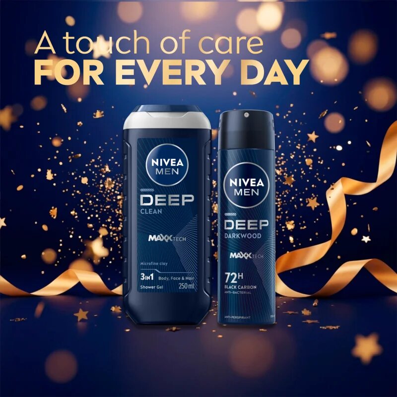 Nivea MEN Time to Rise подаръчен комплект за тяло