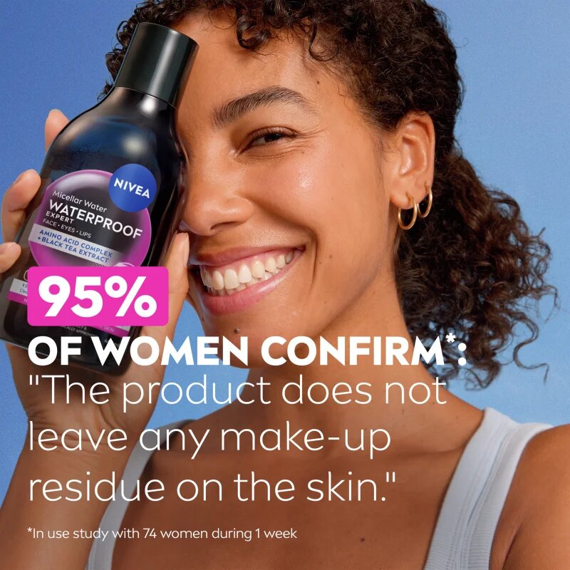 Nivea Micellar Waterproof почистваща мицеларна вода изгодна опаковка