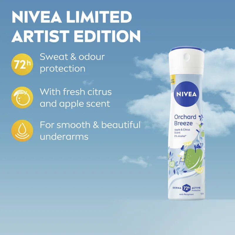 Nivea Orchard Breeze антиперспирант-спрей 150 мл.