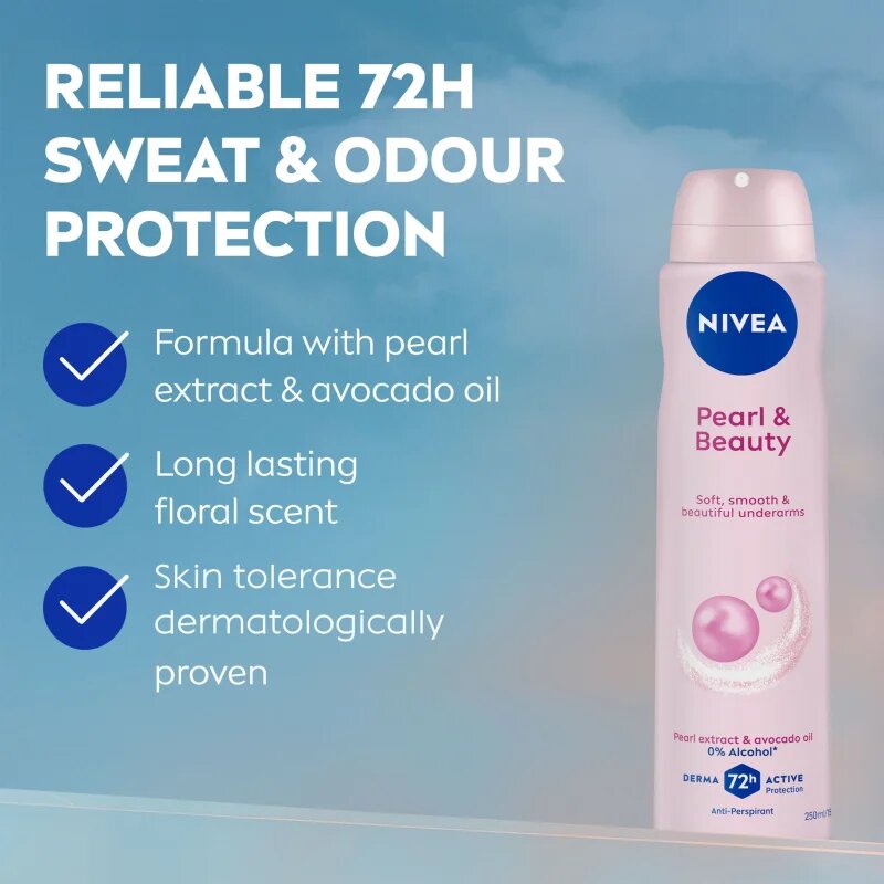 Nivea Pearl & Beauty антиперспирант в спрей 150 мл.