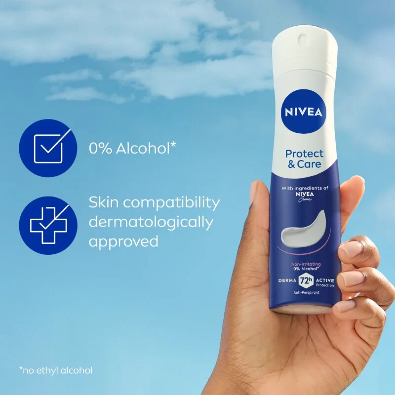 Nivea Protect & Care антиперспирант-спрей изгодна опаковка
