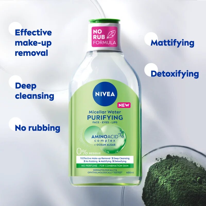 Nivea Purifying почистваща мицеларна вода 400 мл.