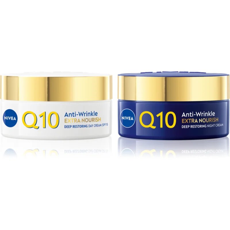 Nivea Q10 Anti-Wrinkle комплект за подмладяване на кожата на лицето