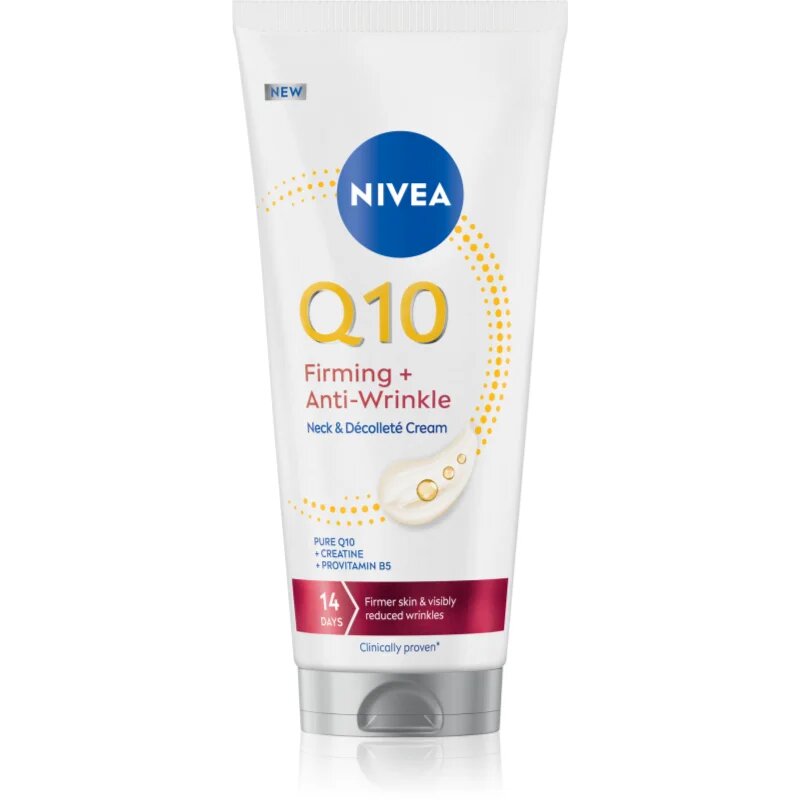 Nivea Q10 Firming + Anti-Wrinkle стягащ крем за шия и деколте 200 мл.