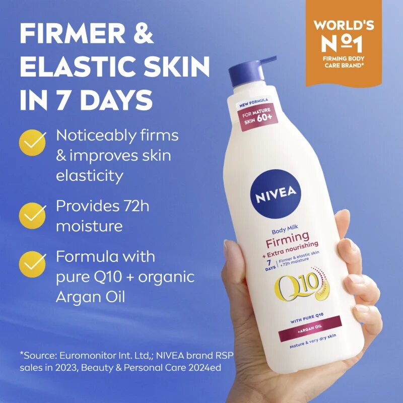 Nivea Q10 Firming + Extra Nourishing стягащ лосион за тяло 400 мл.