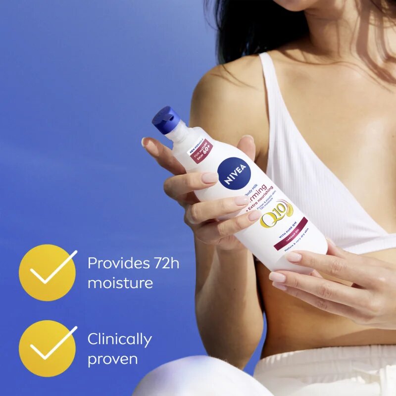 Nivea Q10 Firming + Extra Nourishing стягащ лосион за тяло 400 мл.