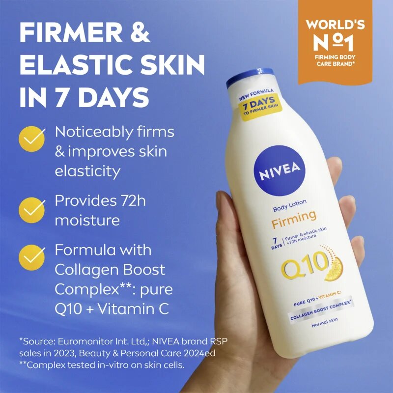 Nivea Q10 Firming стягащ лосион за тяло 400 мл.