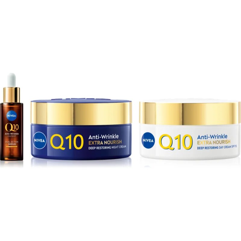 Nivea Q10 комплект против бръчки