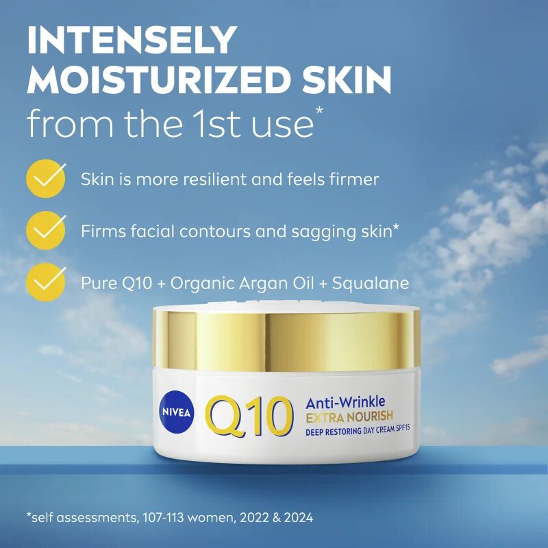 Nivea Q10 Power овлажняващ дневен крем против бръчки 50 мл.