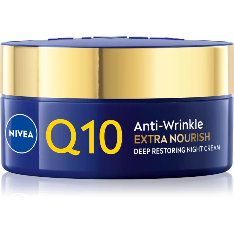 Nivea Q10 Power подхранващ нощен крем против бръчки 50 мл.