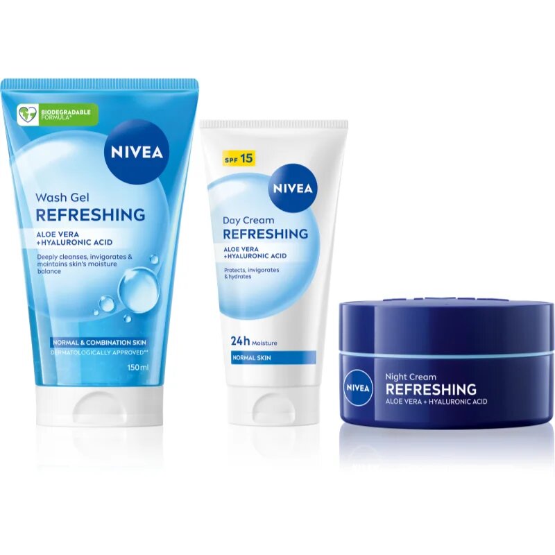 Nivea Refreshing комплект за интензивна хидратация