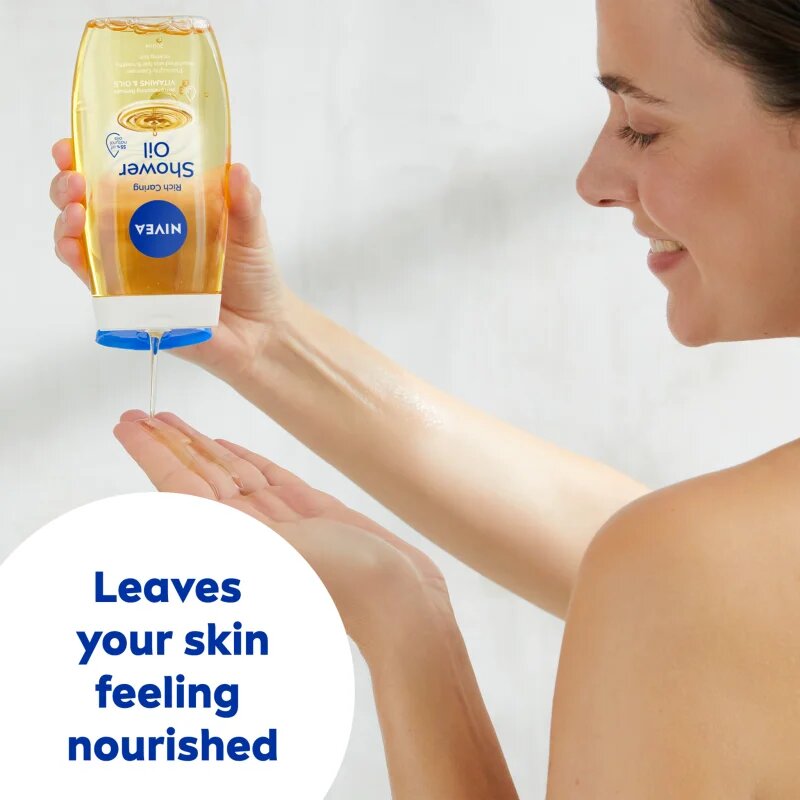 Nivea Rich Care душ масло за суха кожа 3 x 200 ml