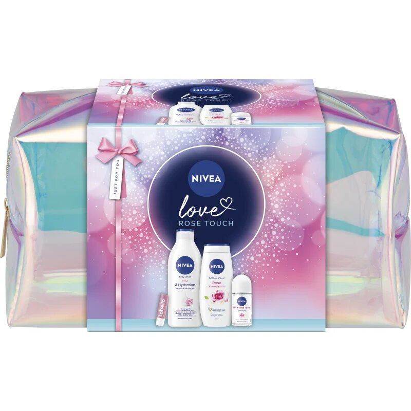 Nivea Rose Touch подаръчен комплект за подхранване и хидратация