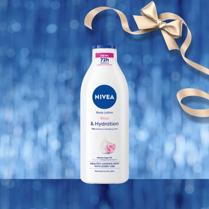 Nivea Rose Touch подаръчен комплект за подхранване и хидратация